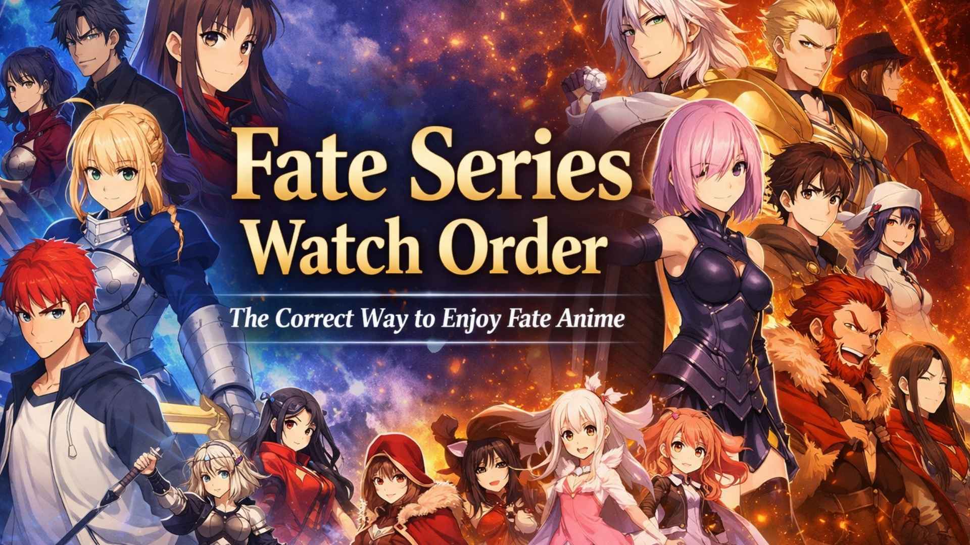 Fate Series Watch Order - The Correct Way to Enjoy Fate Anime | Anibento | anibento.com